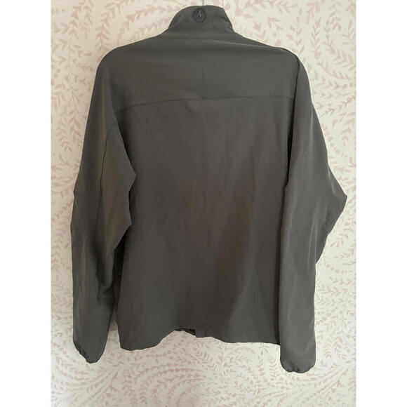 FALL CLEARANCE EUC Marmot Lightweight Gray Jacket with Gartner Logo M MED - Picture 5 of 9